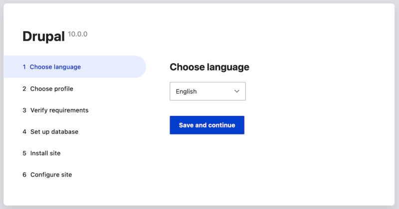 Choose a language